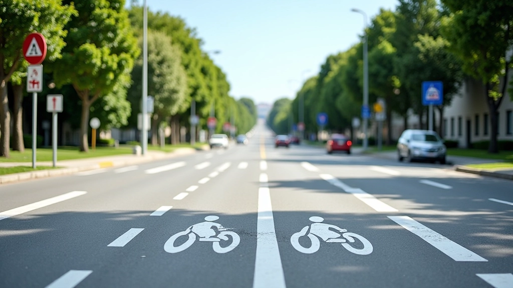 Ceļa zīmes un satiksmes signāli velosipēdiem pieņemamajā teritorijā